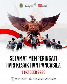 Selamat Memperingati Hari Kesaktian Pancasila